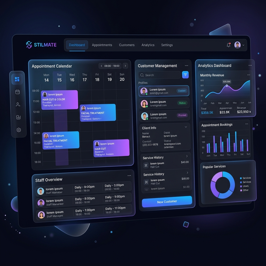 StilMate — Kuaför ve güzellik yönetim platformu